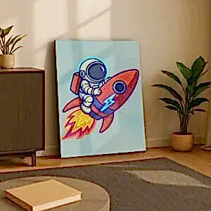Astronot! Neon Led Tabela