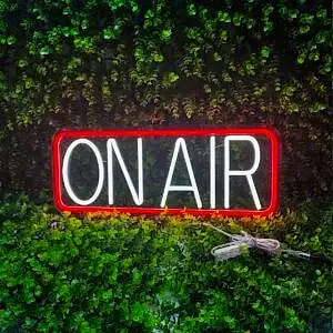 on air yazılı neon led tabela